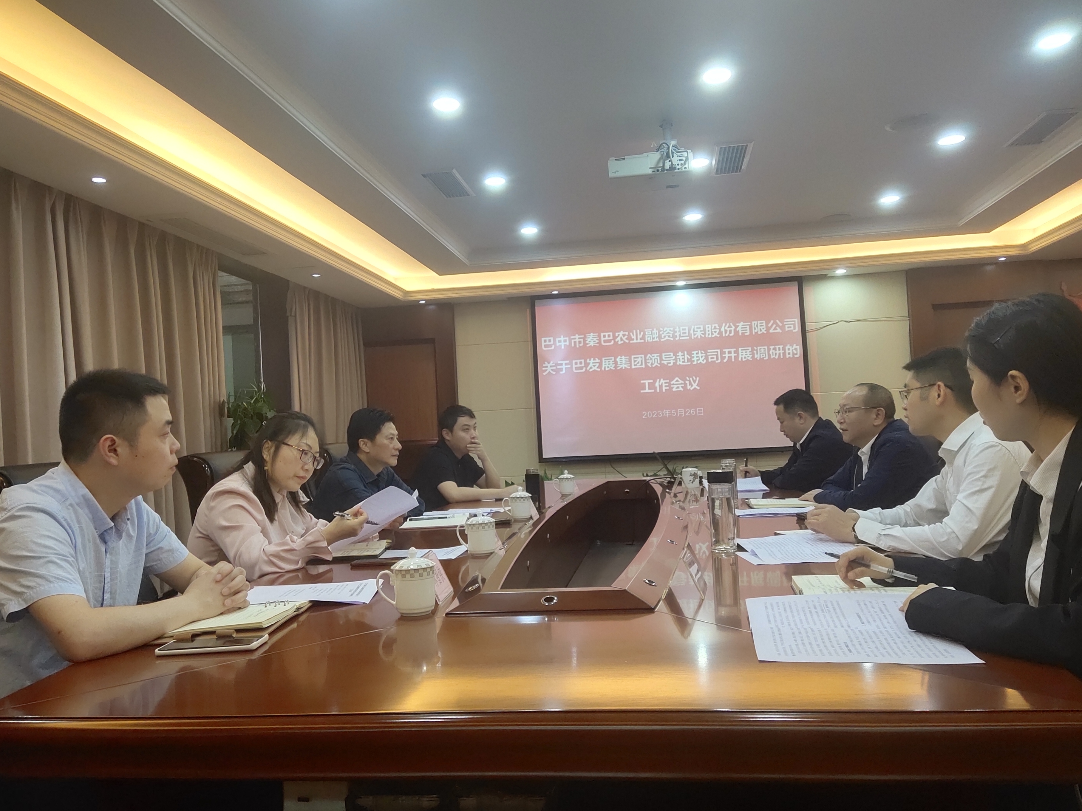 集團(tuán)黨委書記、董事長(zhǎng)許大政一行赴秦巴農(nóng)擔(dān)公司開展調(diào)研